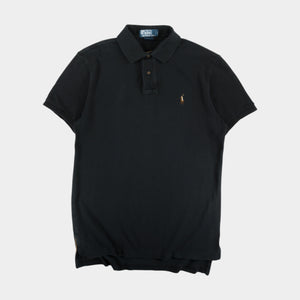 Polo Ralph Lauren Винтидж 2000-те Черна Тениска с Яка