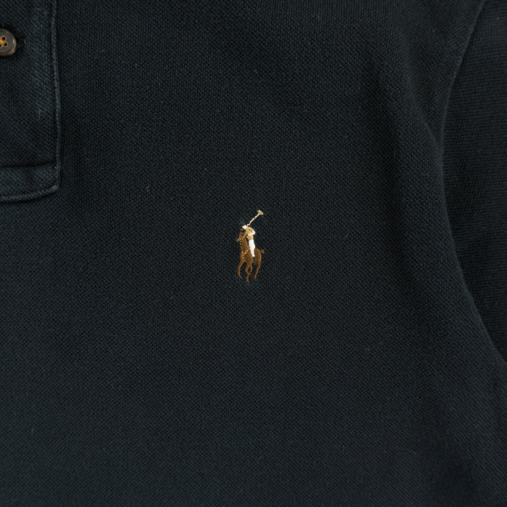 Polo Ralph Lauren Винтидж 2000-те Черна Тениска с Яка
