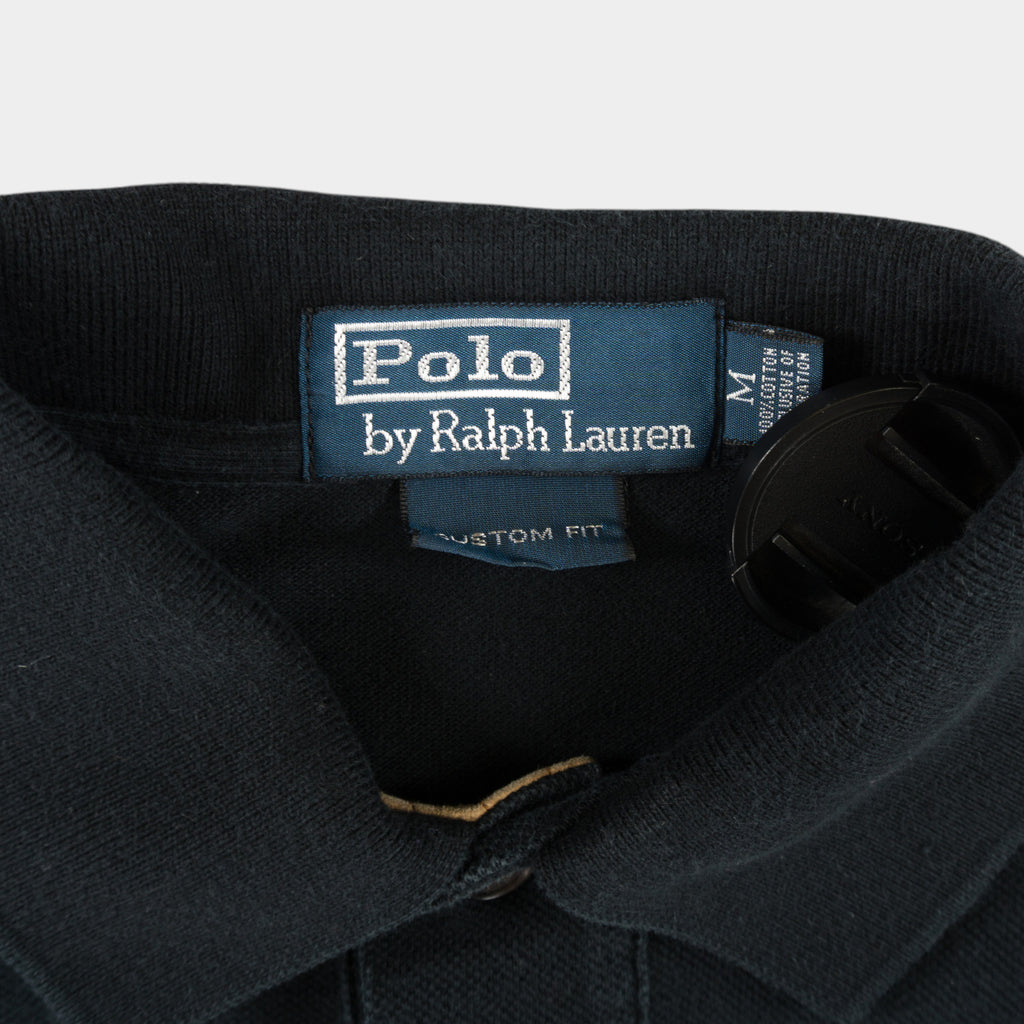 Polo Ralph Lauren Винтидж 2000-те Черна Тениска с Яка