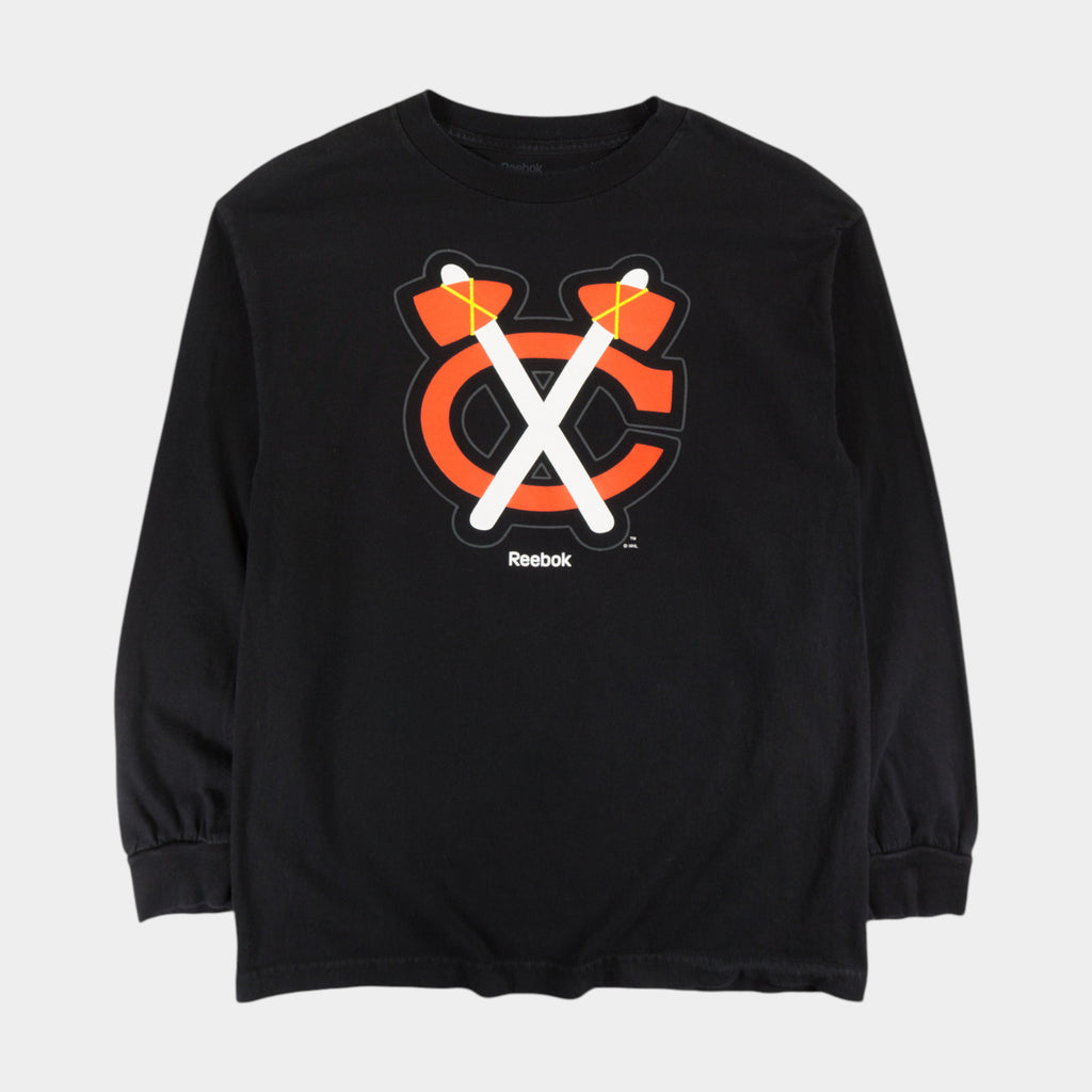 Reebok X NHL Черна Блуза с Графика