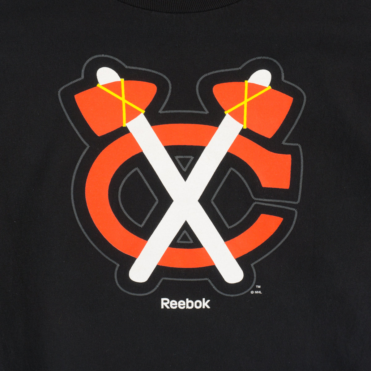 Reebok X NHL Черна Блуза с Графика