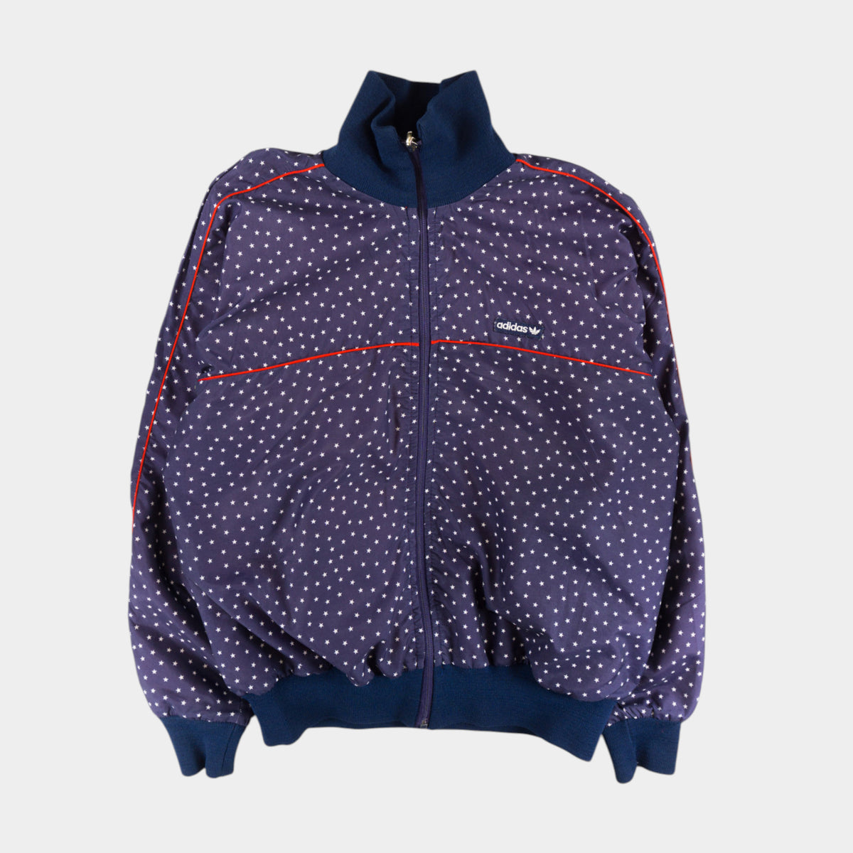 Adidas Винтидж 90-те Двулицево Яке