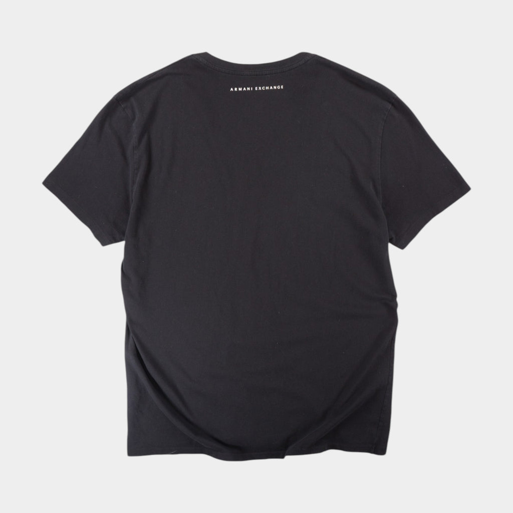 Armani Exchange Черна Тениска