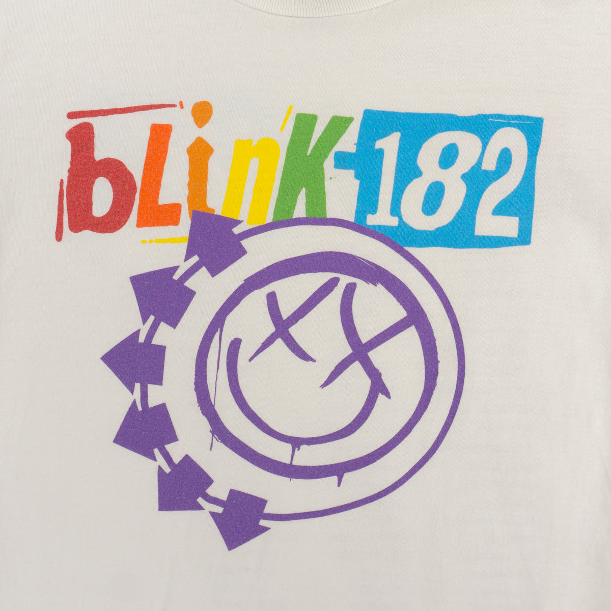 Gildan Blink-182 Бяла Тениска с Графика