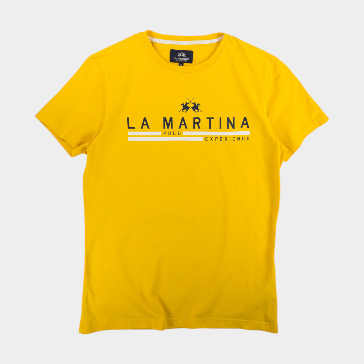 La Martina Жълта Тениска
