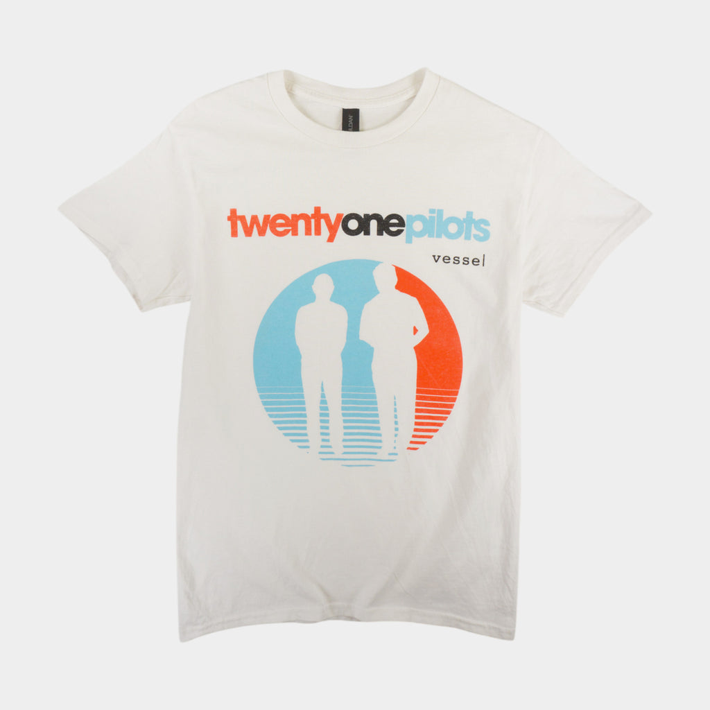 Gildan Twenty One Pilots Бяла Тениска с Графика