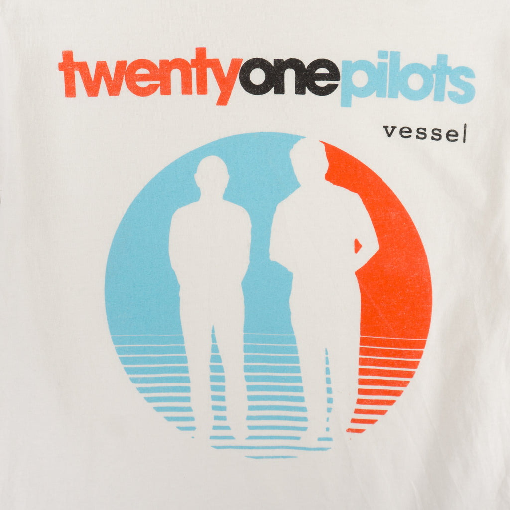Gildan Twenty One Pilots Бяла Тениска с Графика