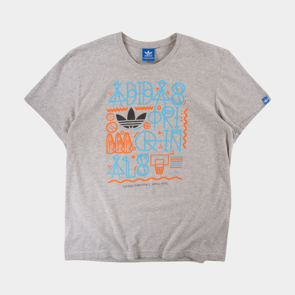 Adidas Originals Сива Тениска с Графика
