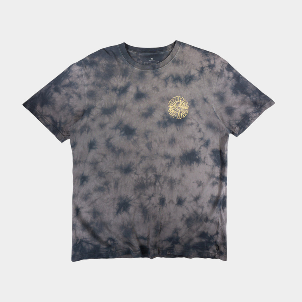 Rip Curl Tie-Dye Сива Тениска с Графика