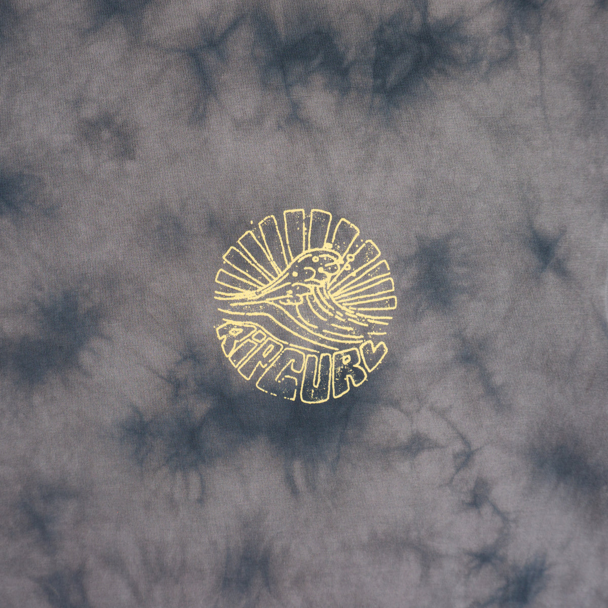 Rip Curl Tie-Dye Сива Тениска с Графика