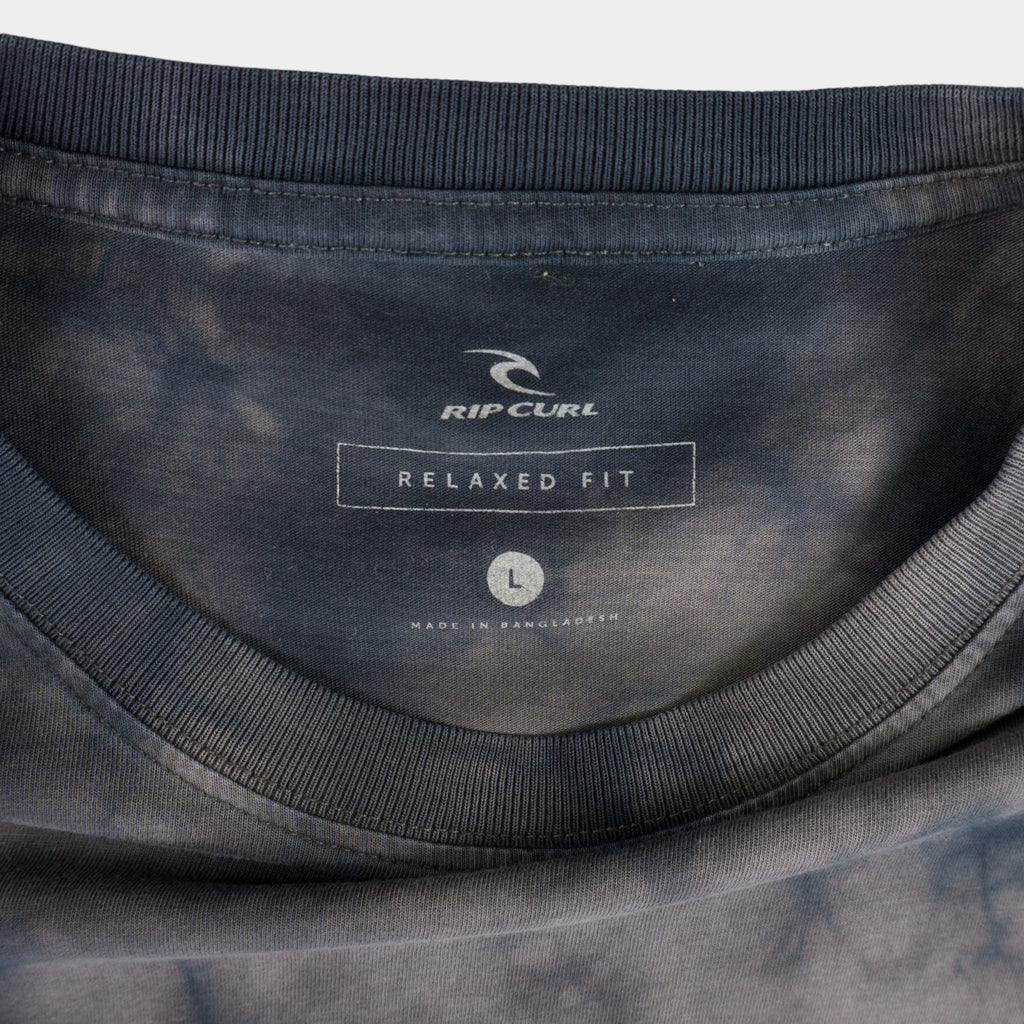 Rip Curl Tie-Dye Сива Тениска с Графика