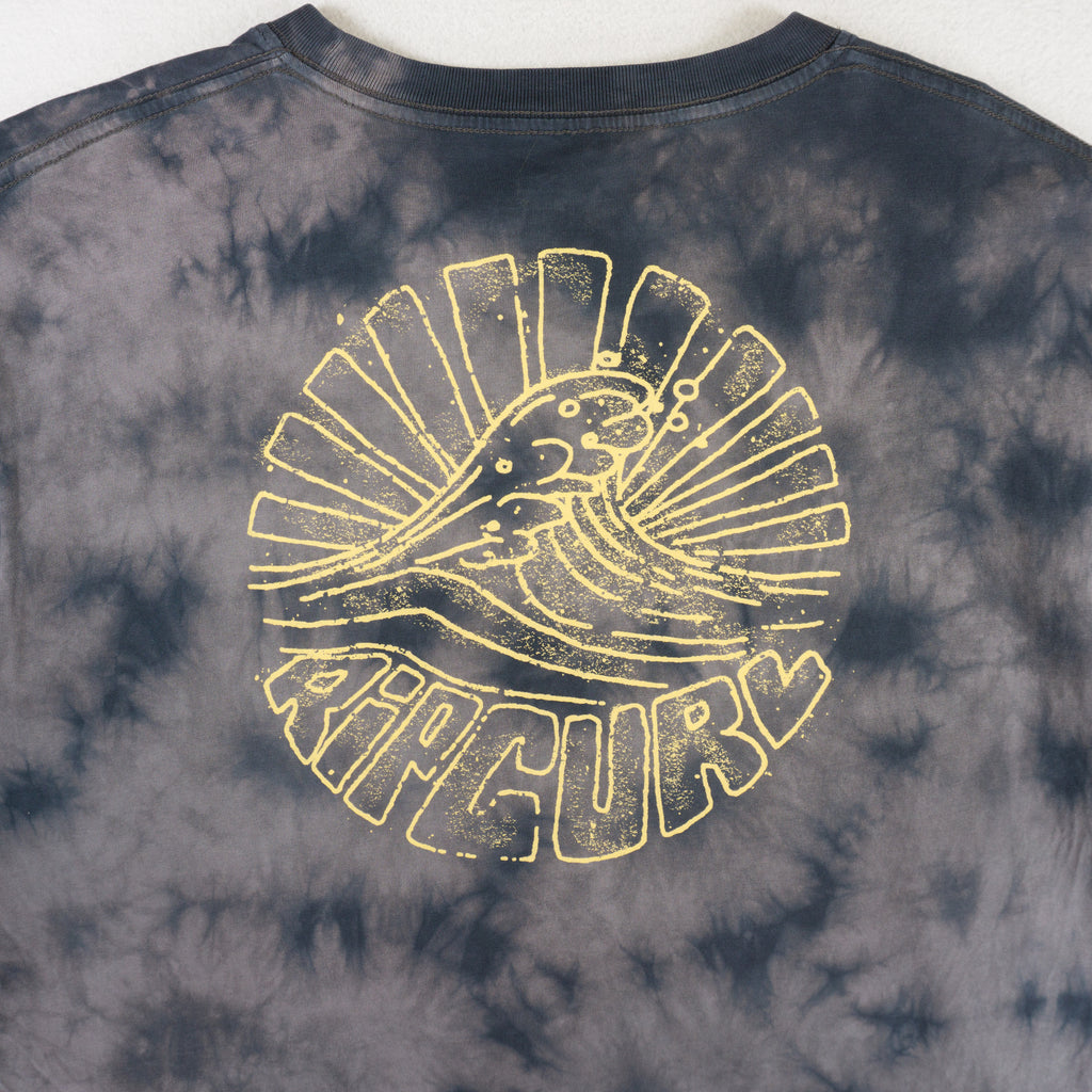 Rip Curl Tie-Dye Сива Тениска с Графика