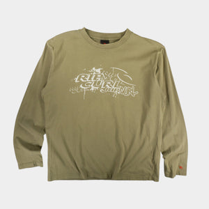 Rip Curl Винтидж 2000-те Зелена Блуза