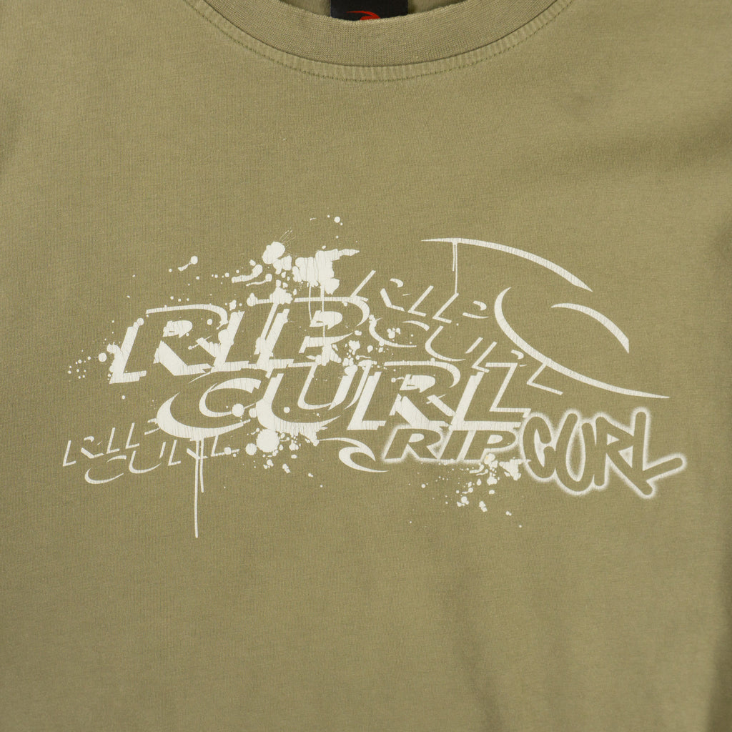 Rip Curl Винтидж 2000-те Зелена Блуза