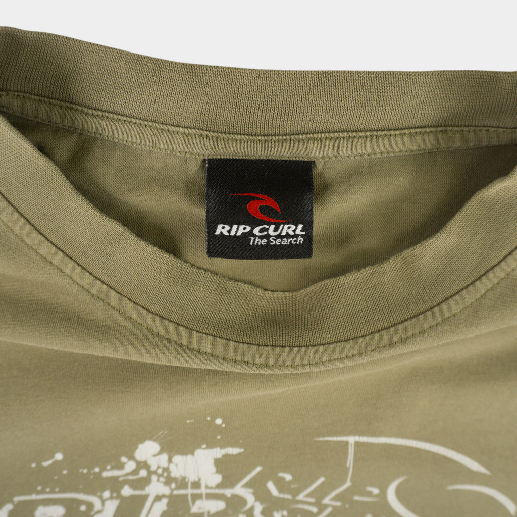 Rip Curl Винтидж 2000-те Зелена Блуза