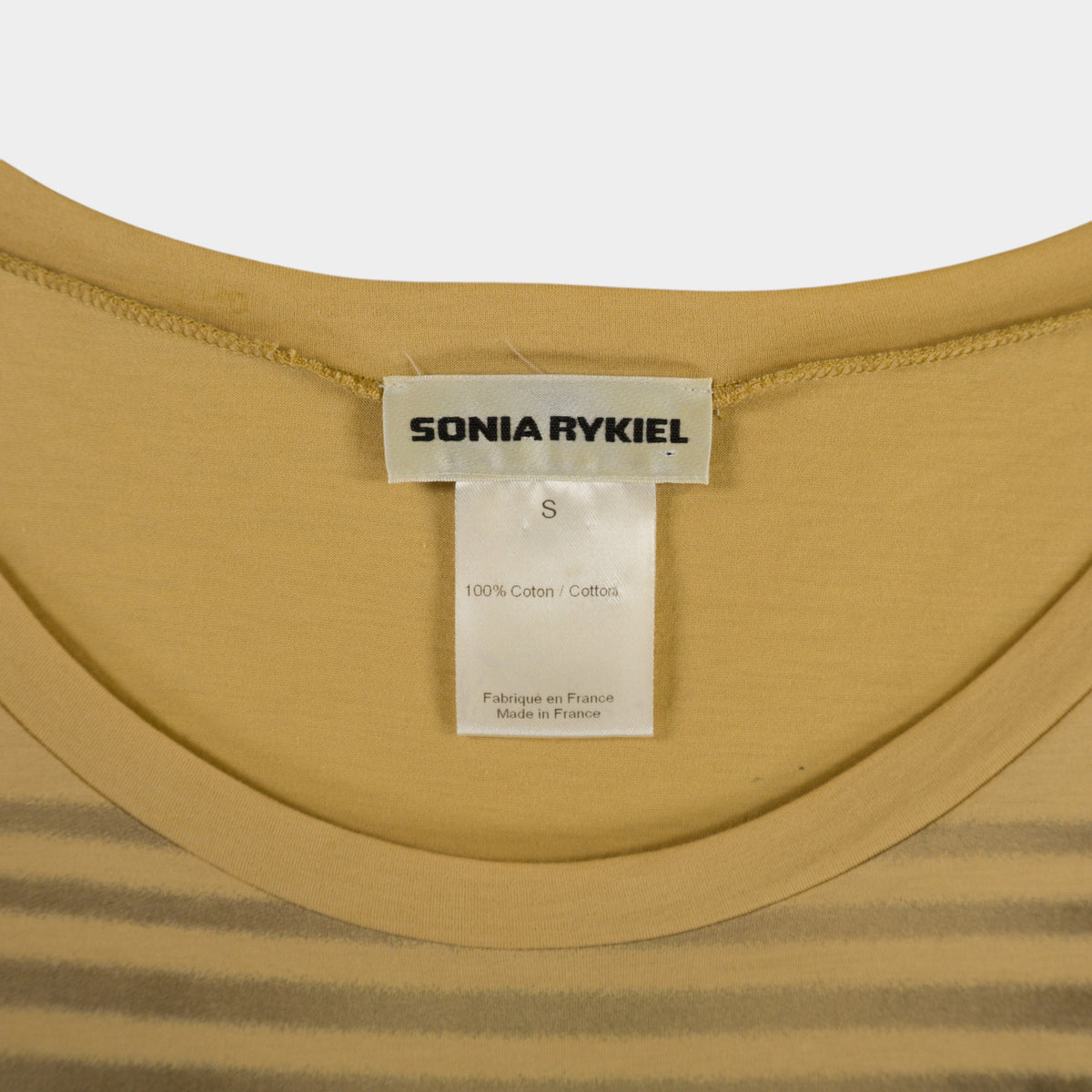 Sonia Rykiel Жълта Тениска с Графика