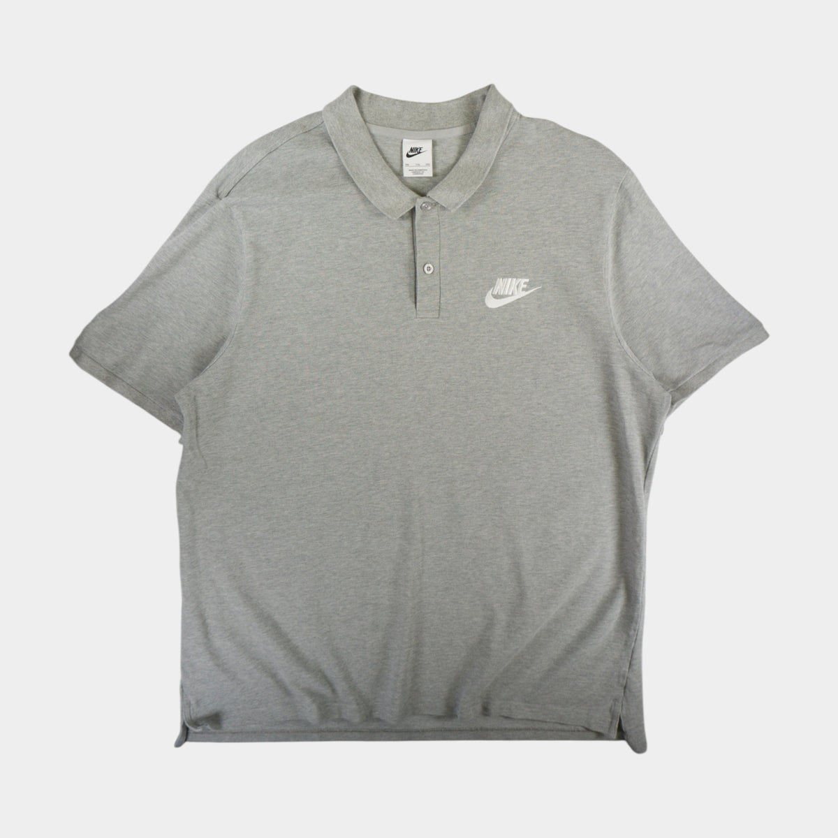 Nike Сива Тениска с Яка