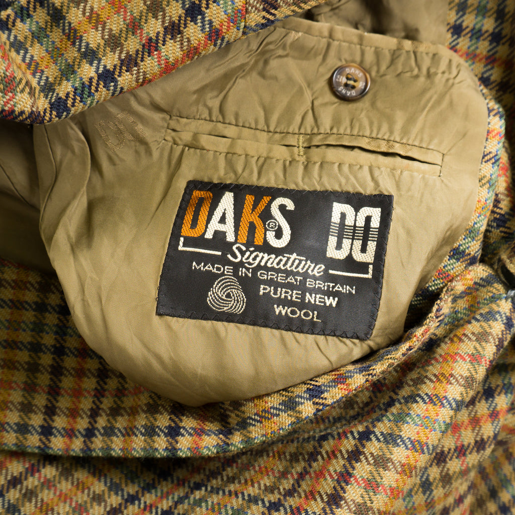 Daks Signature Винтидж 90-те Карирано Сако