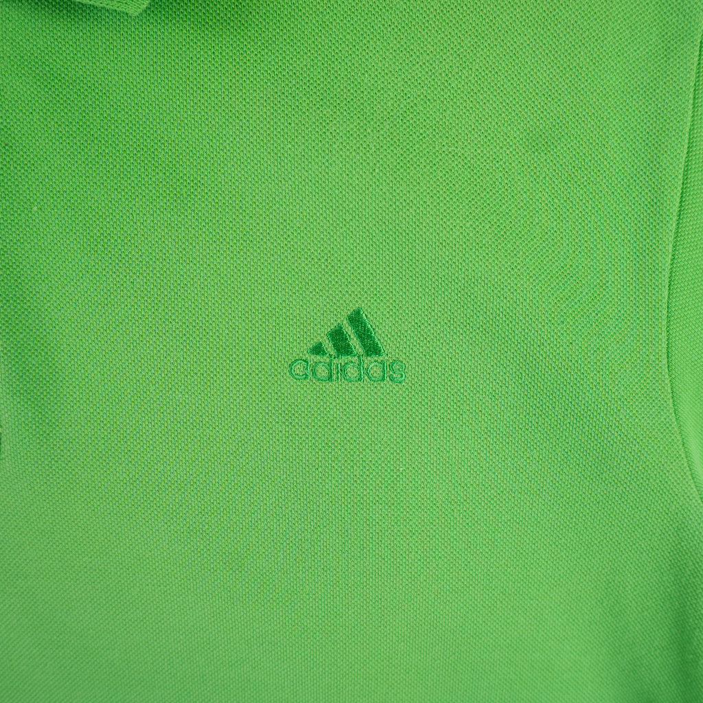 Adidas Зелена Тениска с Яка
