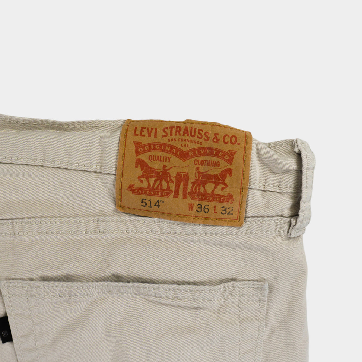 Levi’s 514 Black Tab Бежови Дънки