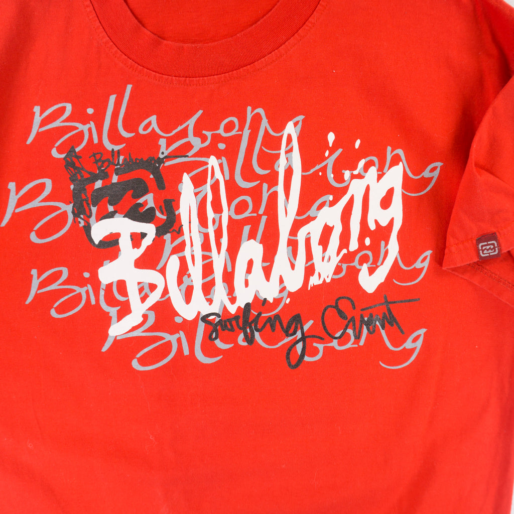 Billabong Y2K Червена Тениска