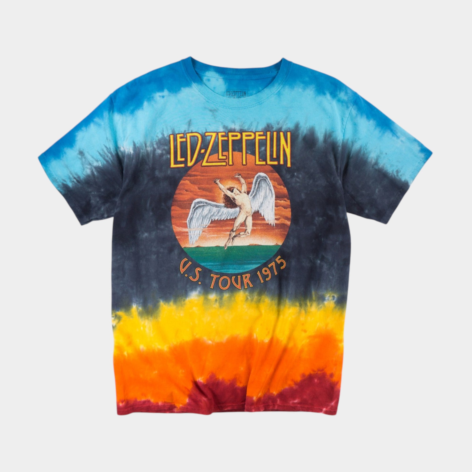 Led Zeppelin Tie-Dye Тениска с Графика