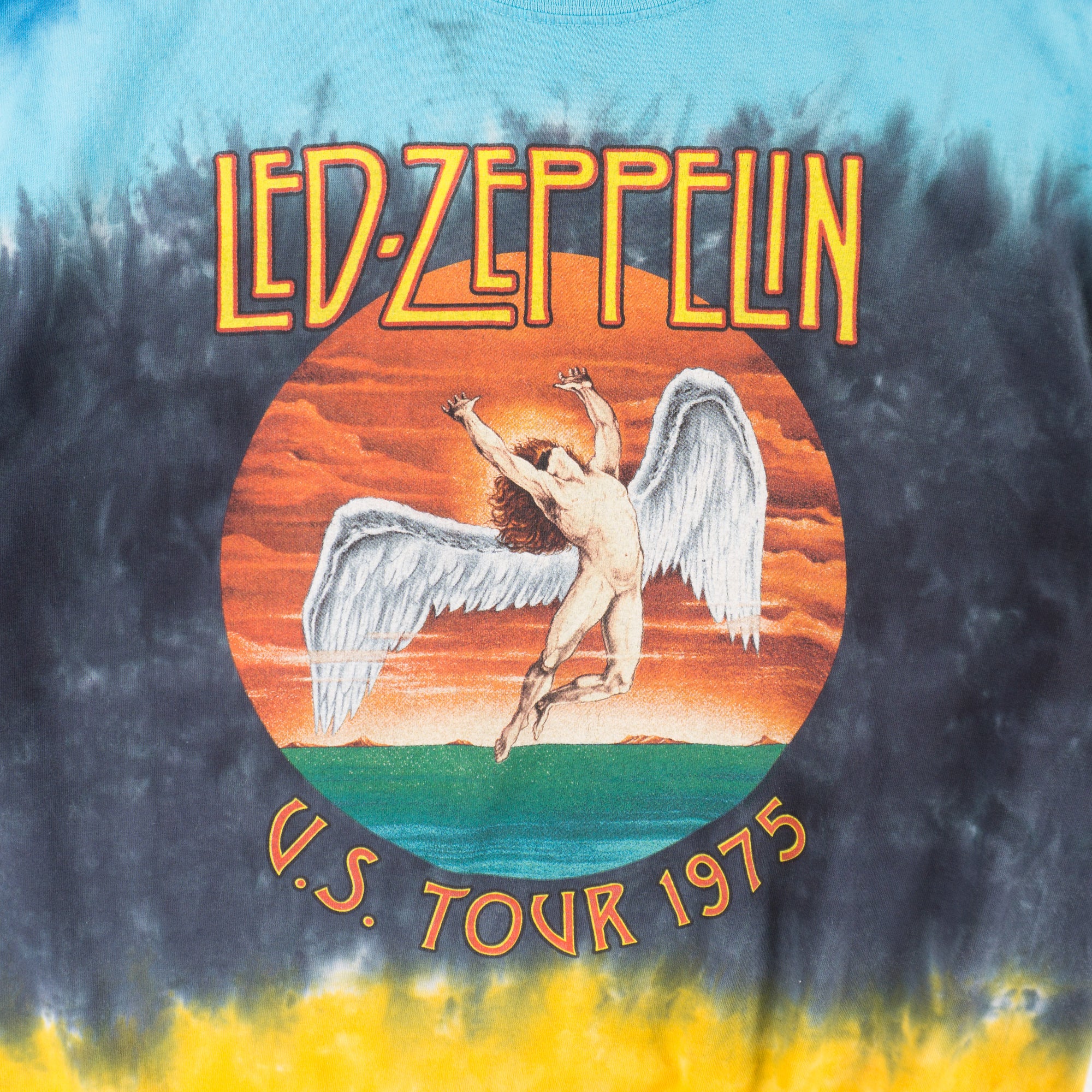 Led Zeppelin Tie-Dye Тениска с Графика
