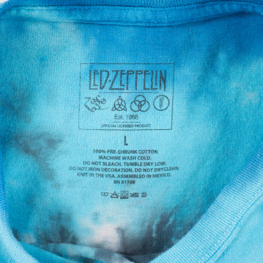 Led Zeppelin Tie-Dye Тениска с Графика