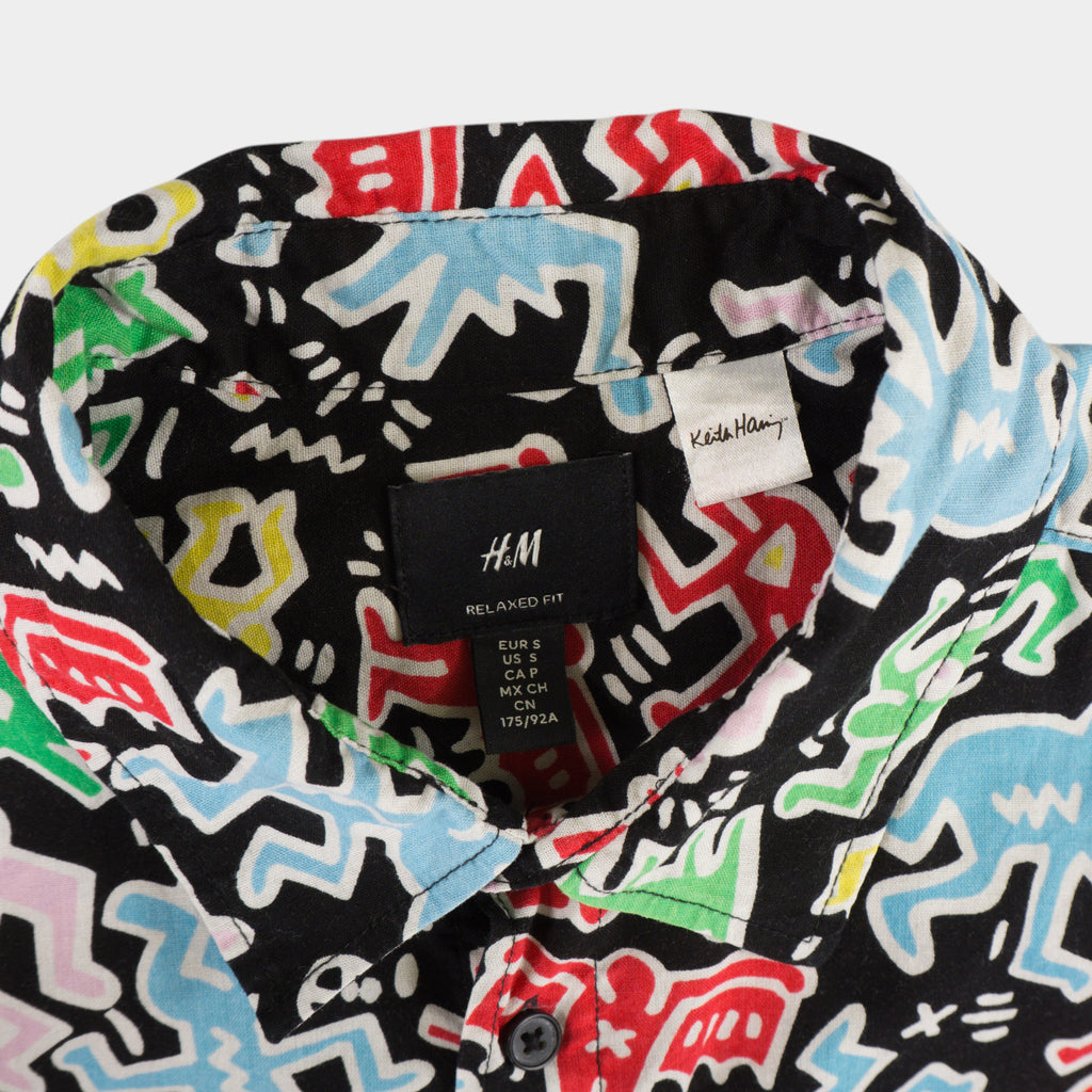 H&M X Keith Haring Риза с Къс Ръкав