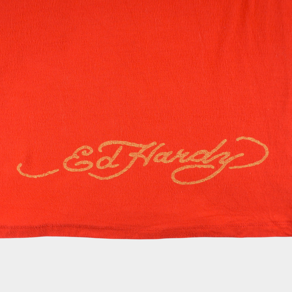 Ed Hardy Y2K Червена Тениска
