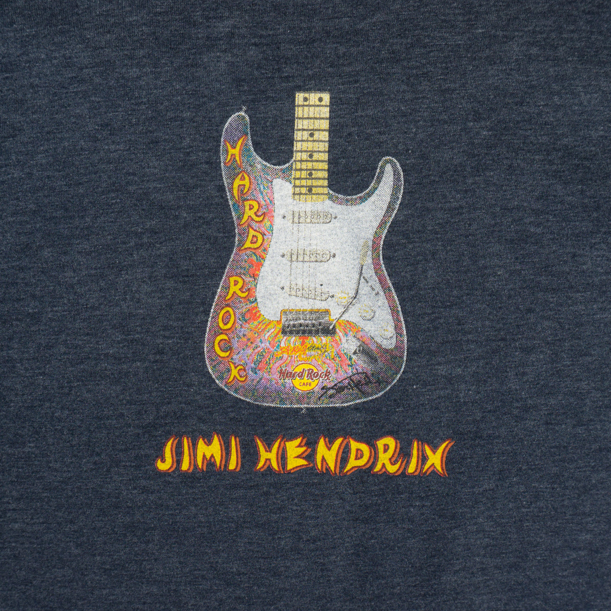 Hard Rock Cafe X Jimi Hendrix Сива Тениска с Графика