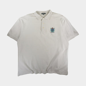 Lyle & Scott Бяла Тениска с Яка