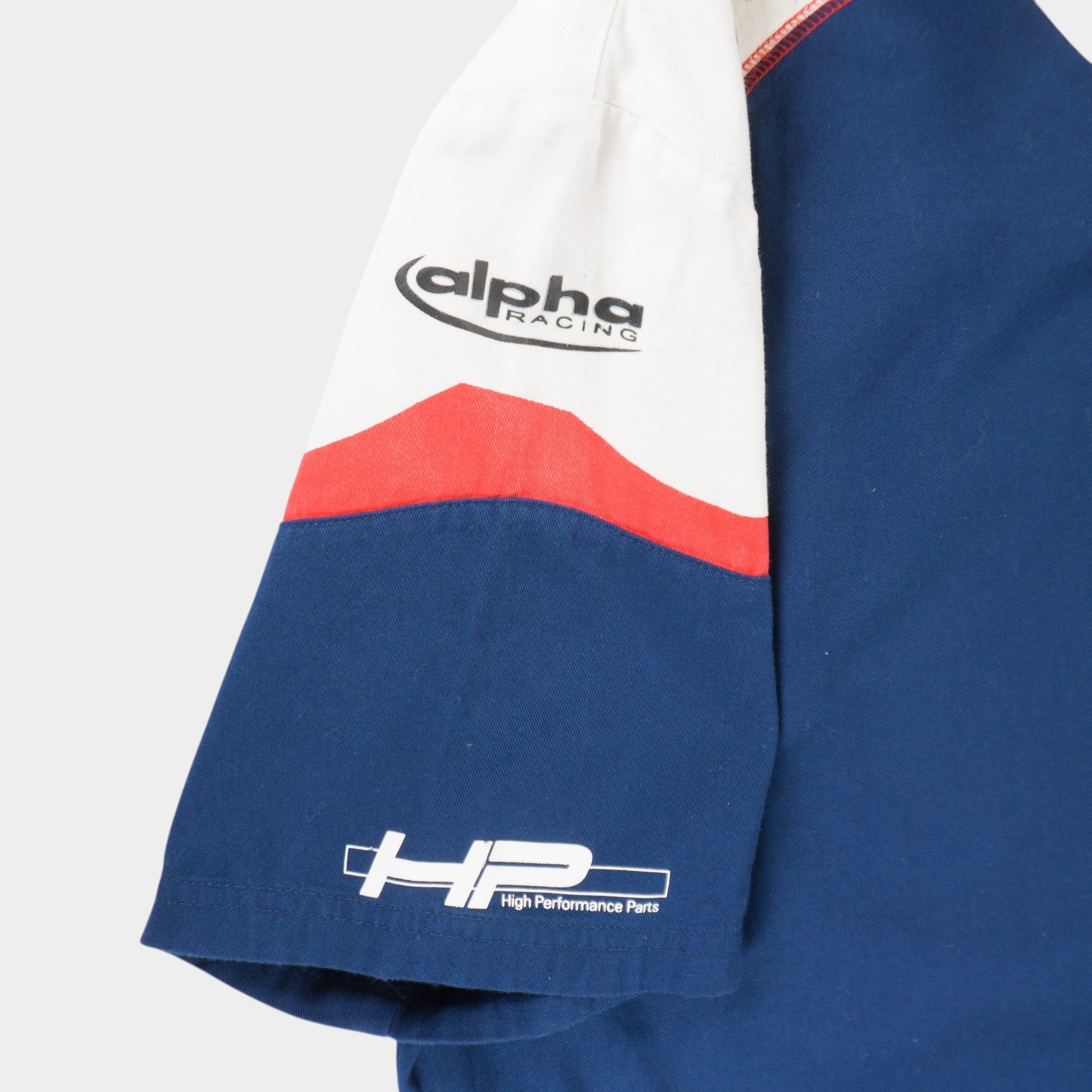 BMW Motorsport Работна Синя Риза с Къс Ръкав
