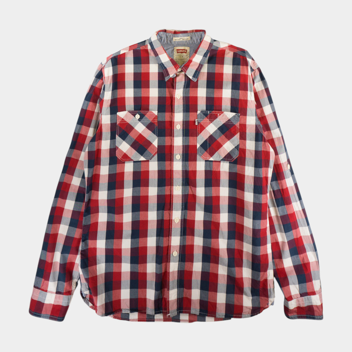 Levi’s Червена Карирана Риза с Дълъг Ръкав