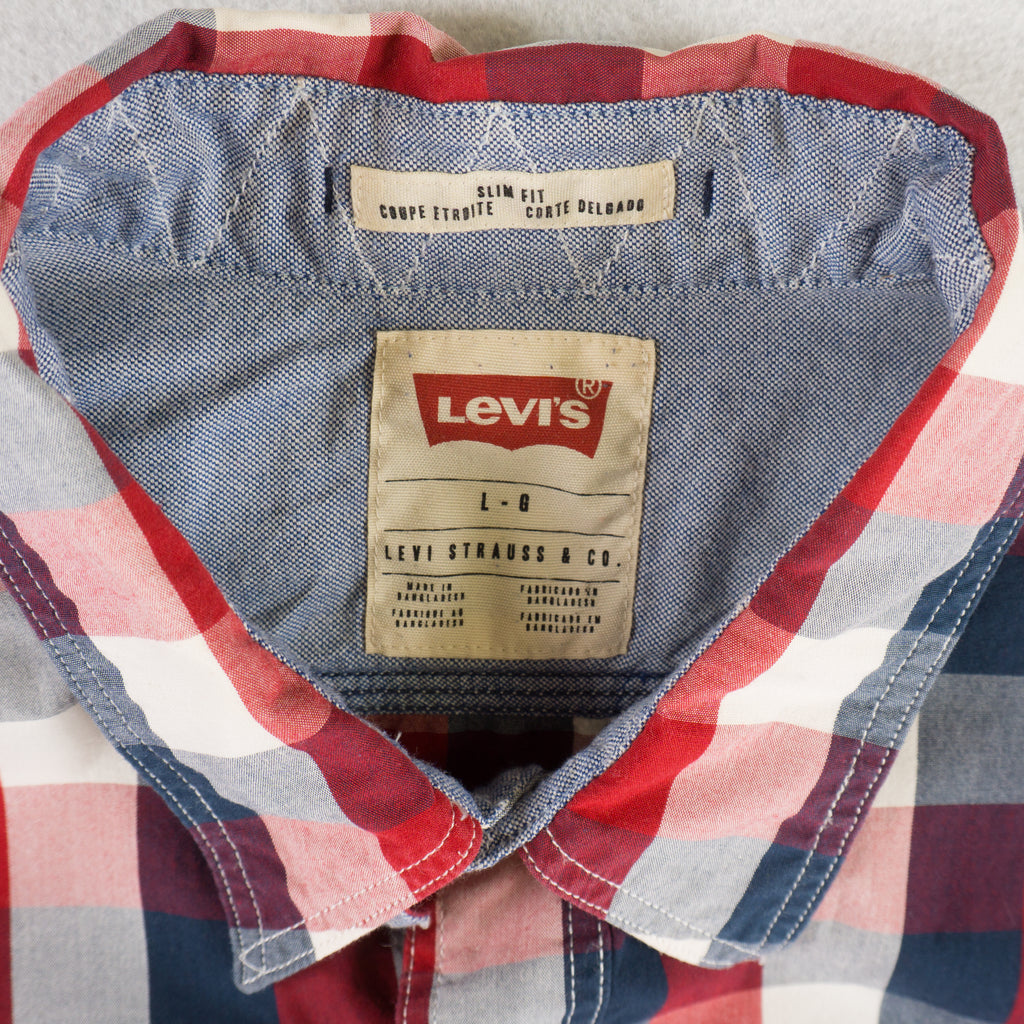 Levi’s Червена Карирана Риза с Дълъг Ръкав