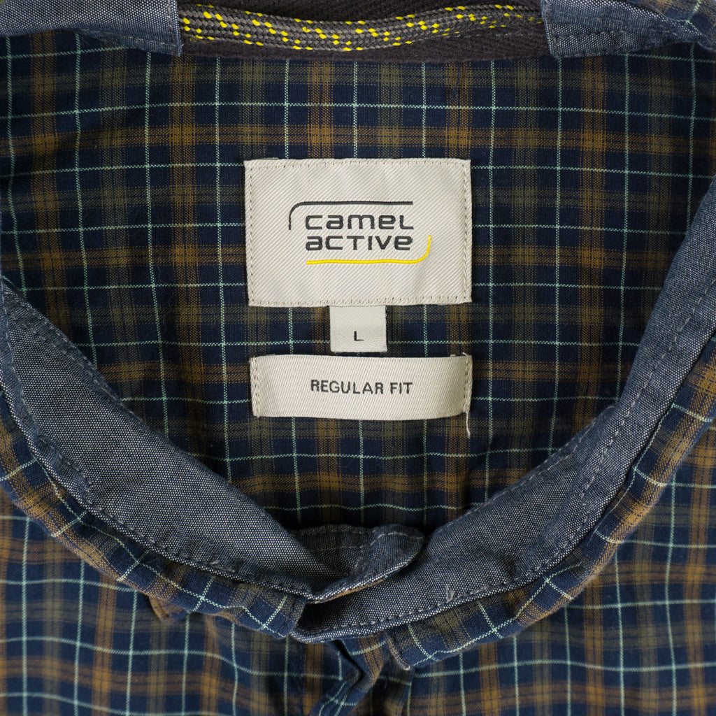 Camel Active Карирана Риза с Дълъг Ръкав