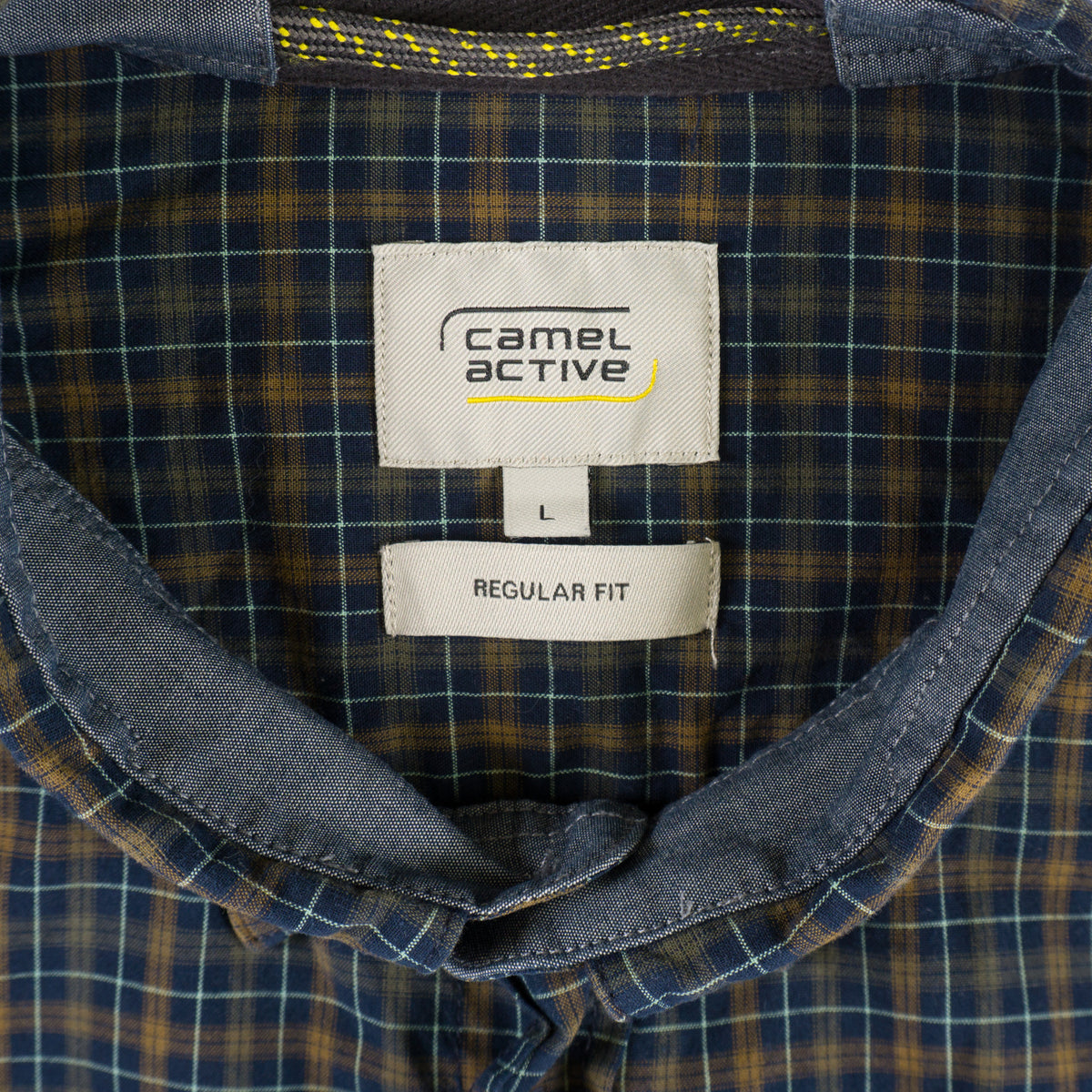 Camel Active Карирана Риза с Дълъг Ръкав
