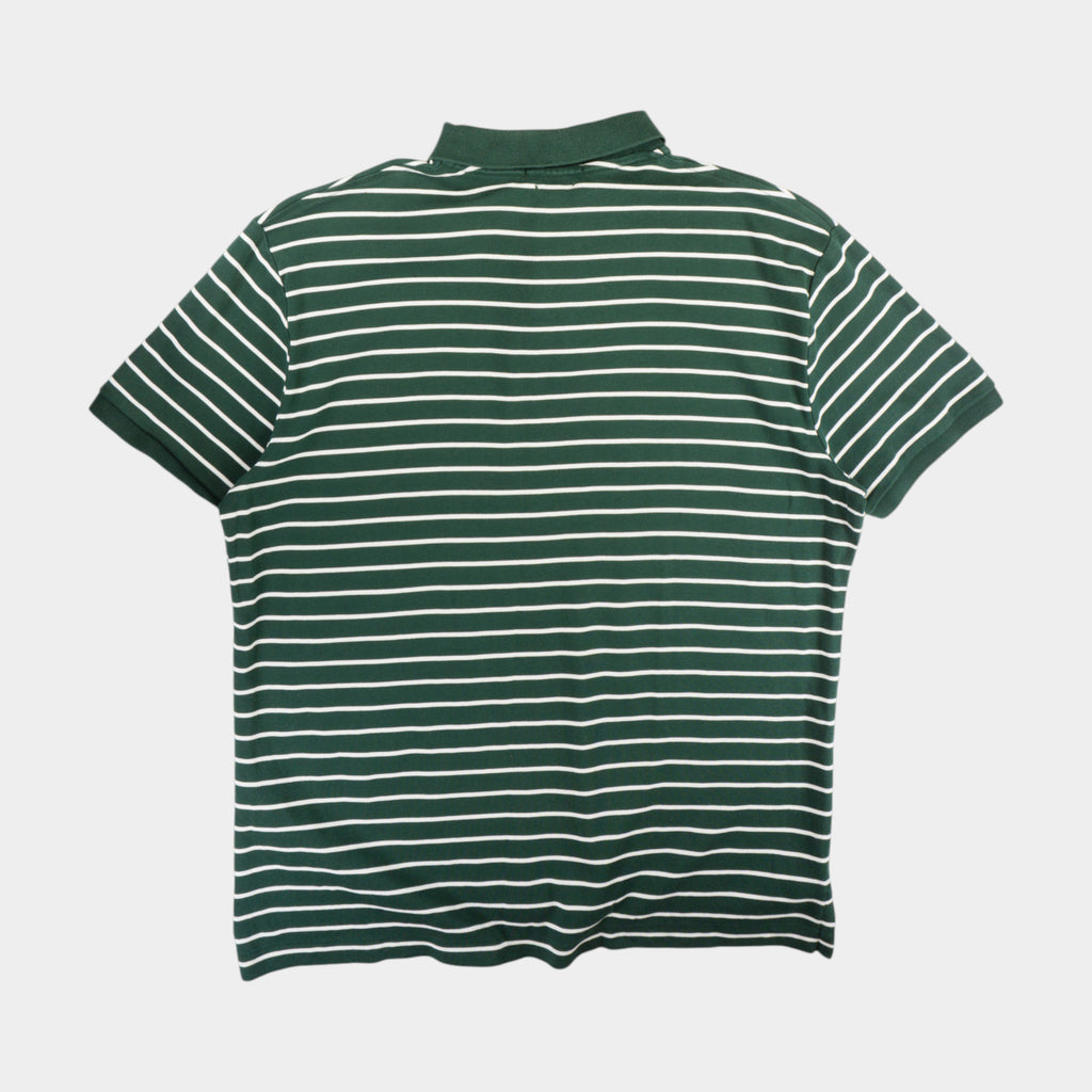 Polo Ralph Lauren Раирана Зелена Тениска с Яка
