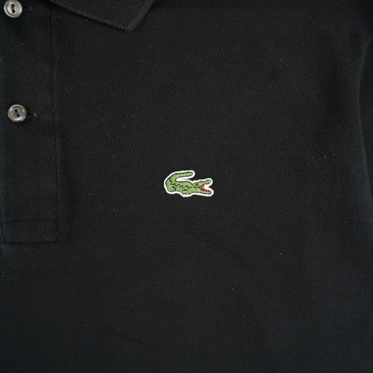 Lacoste Черна Блуза с Яка