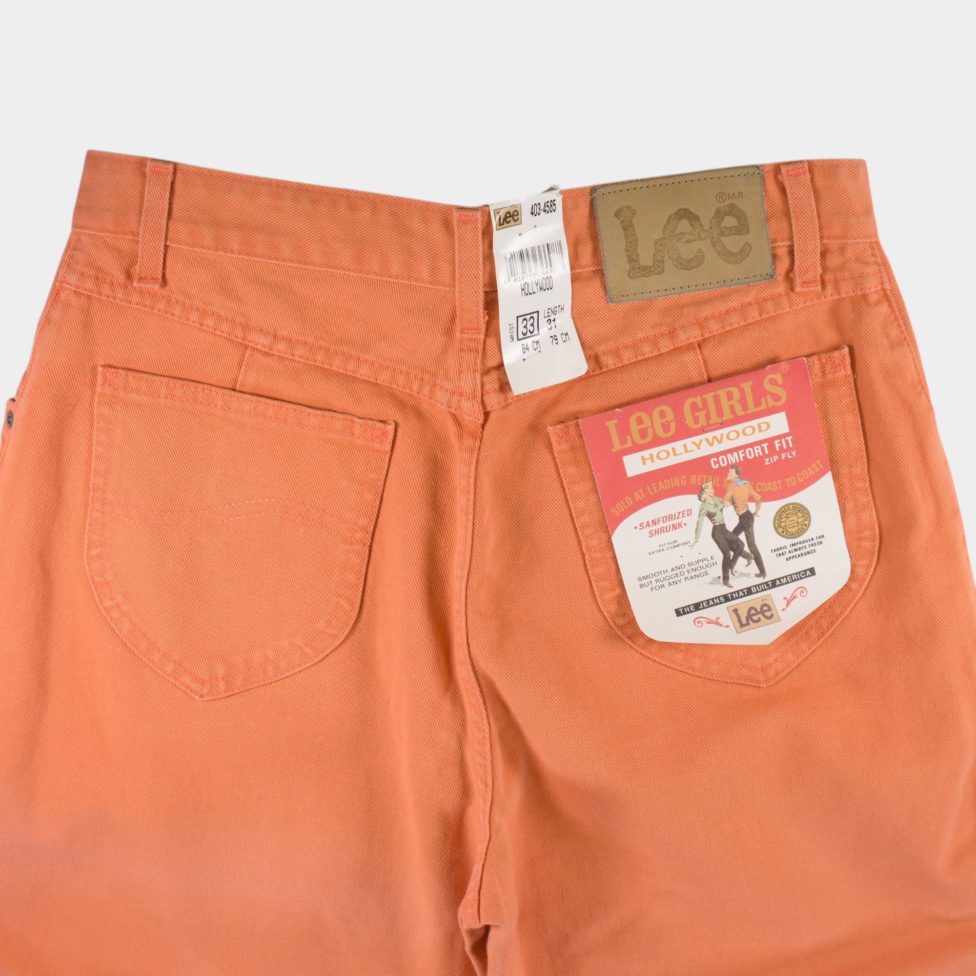 Lee Vintage Оранжеви Дънки