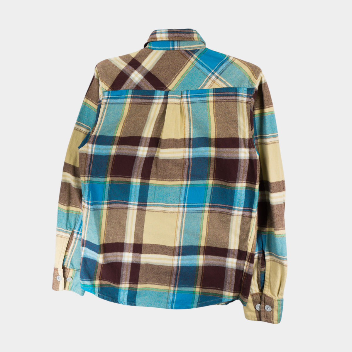 Stussy Винтидж 2000-те Карирана Риза с Дълъг Ръкав