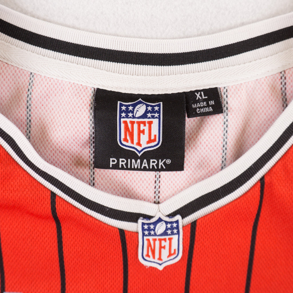 Primark X NFL Buccaneers Червено Раирано Джърси