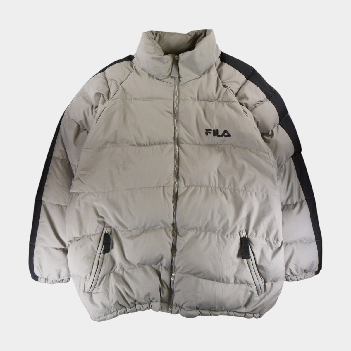 Fila Винтидж 2000-те Сиво Пухено Яке