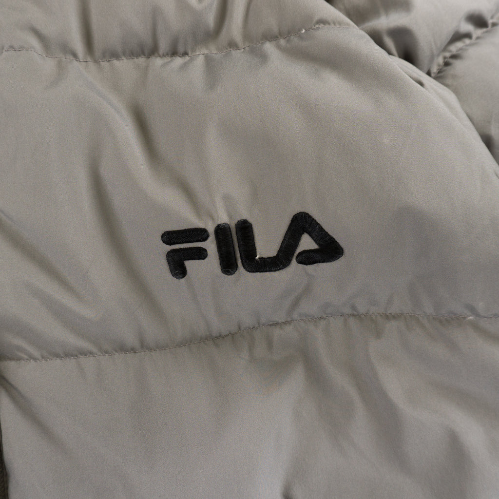Fila Винтидж 2000-те Сиво Пухено Яке