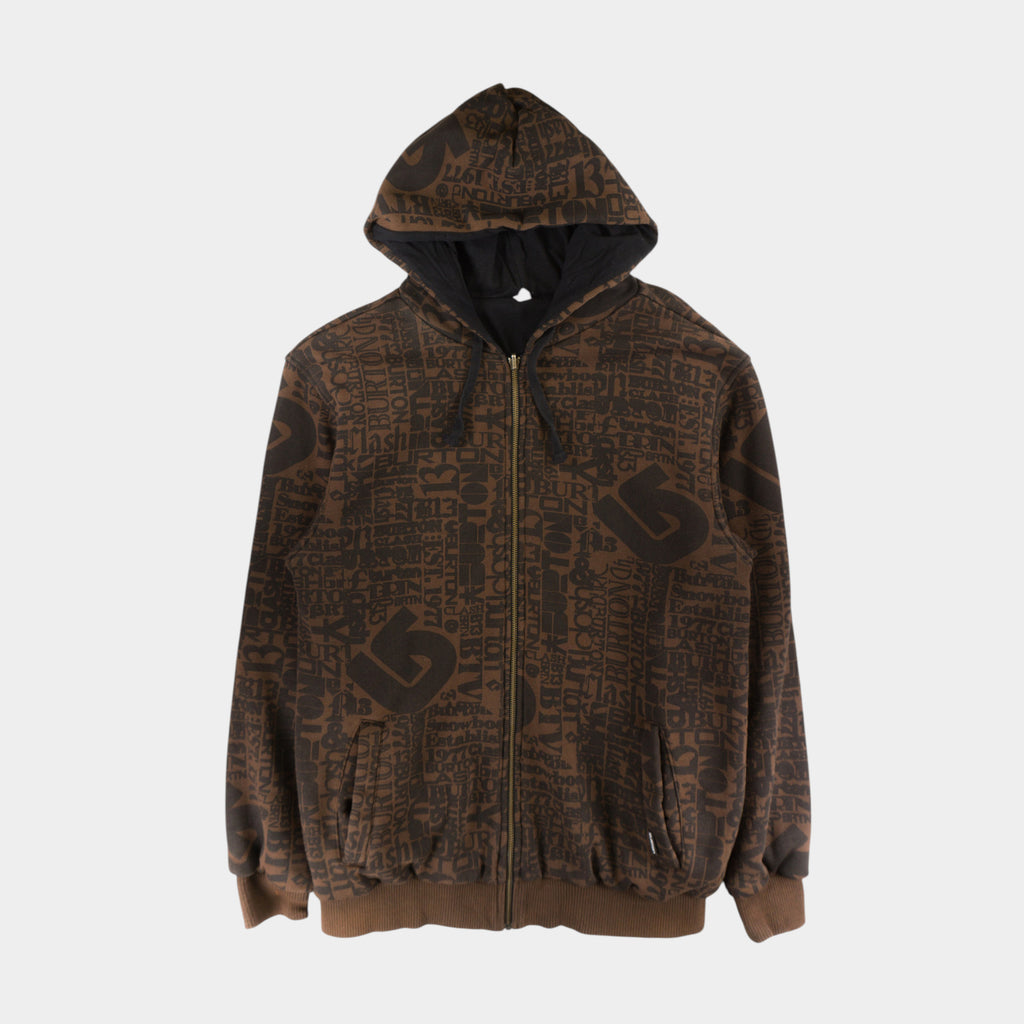 Burton Кафяв Двулицев Суичър с Цип
