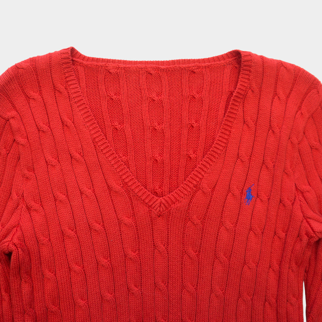 Ralph Lauren Vintage Плетен Пуловер