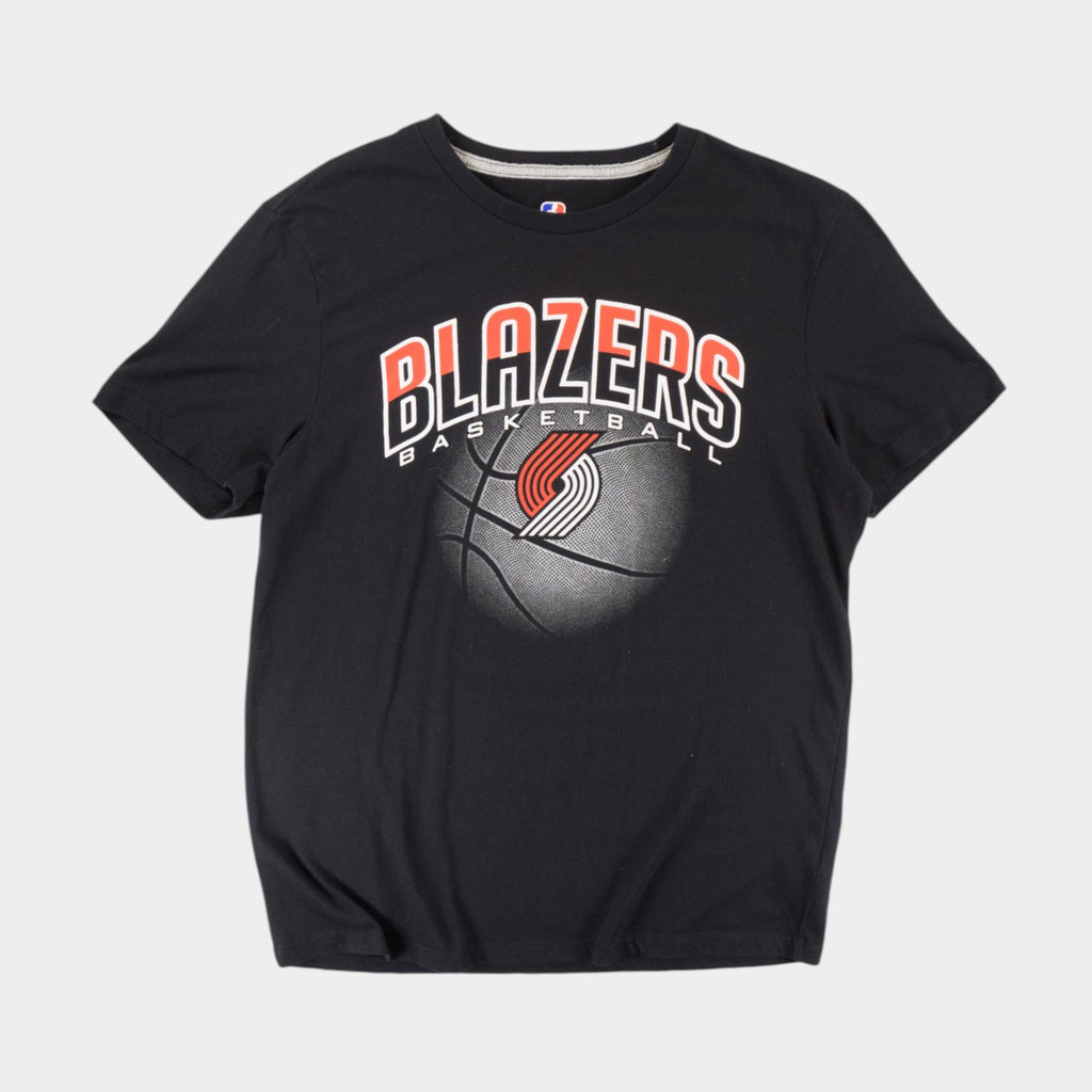 NBA Blazers Черна Тениска с Графика