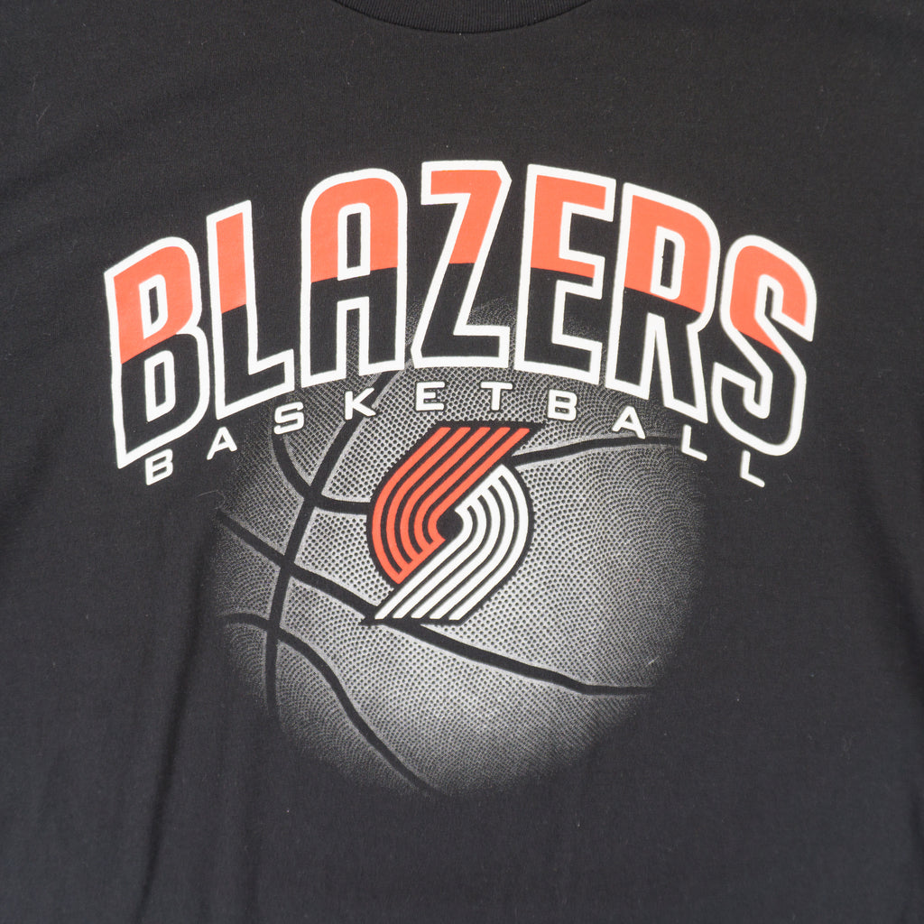 NBA Blazers Черна Тениска с Графика