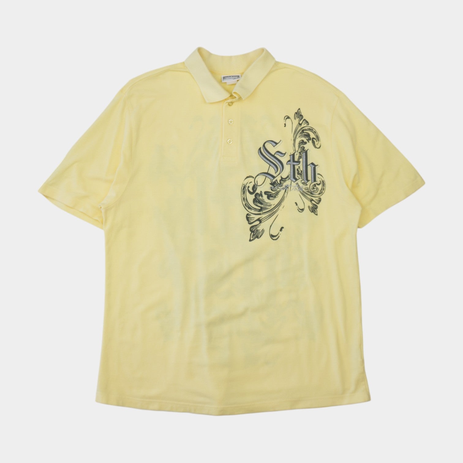 Rainbow Y2K Тениска с Яка