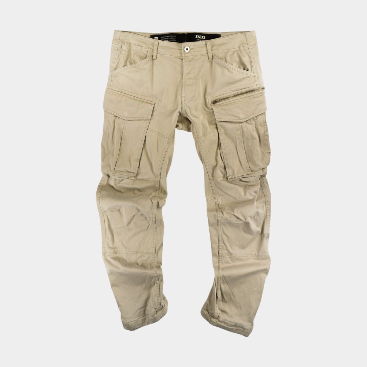 G-Star Raw Rovic Zip 3D Tapered Бежови Карго Панталони